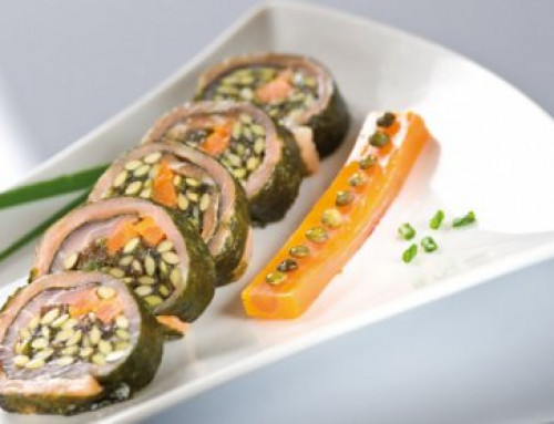 Sushi de lentilles vertes du Puy