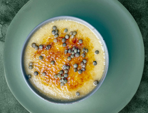 Crème brulée à la Lentille Verte du Puy